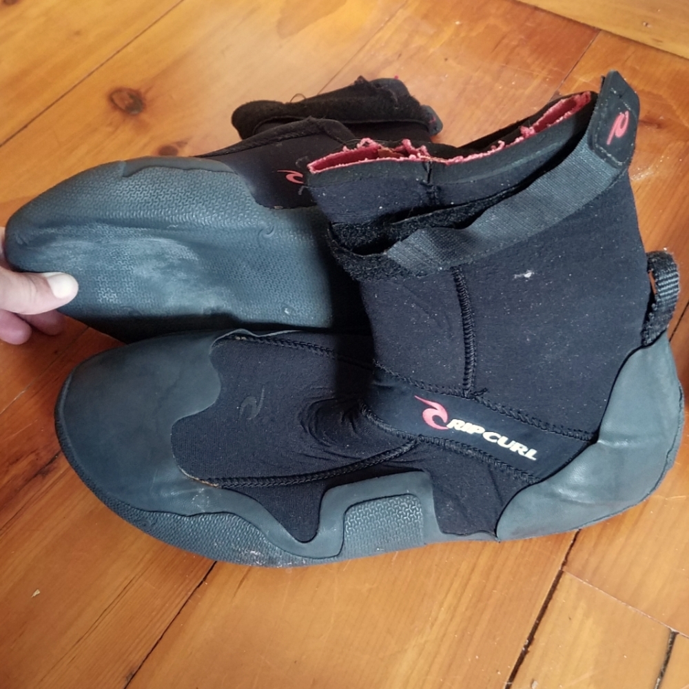 RIP CURL 5MM neoprene booties MENS SIZE 11